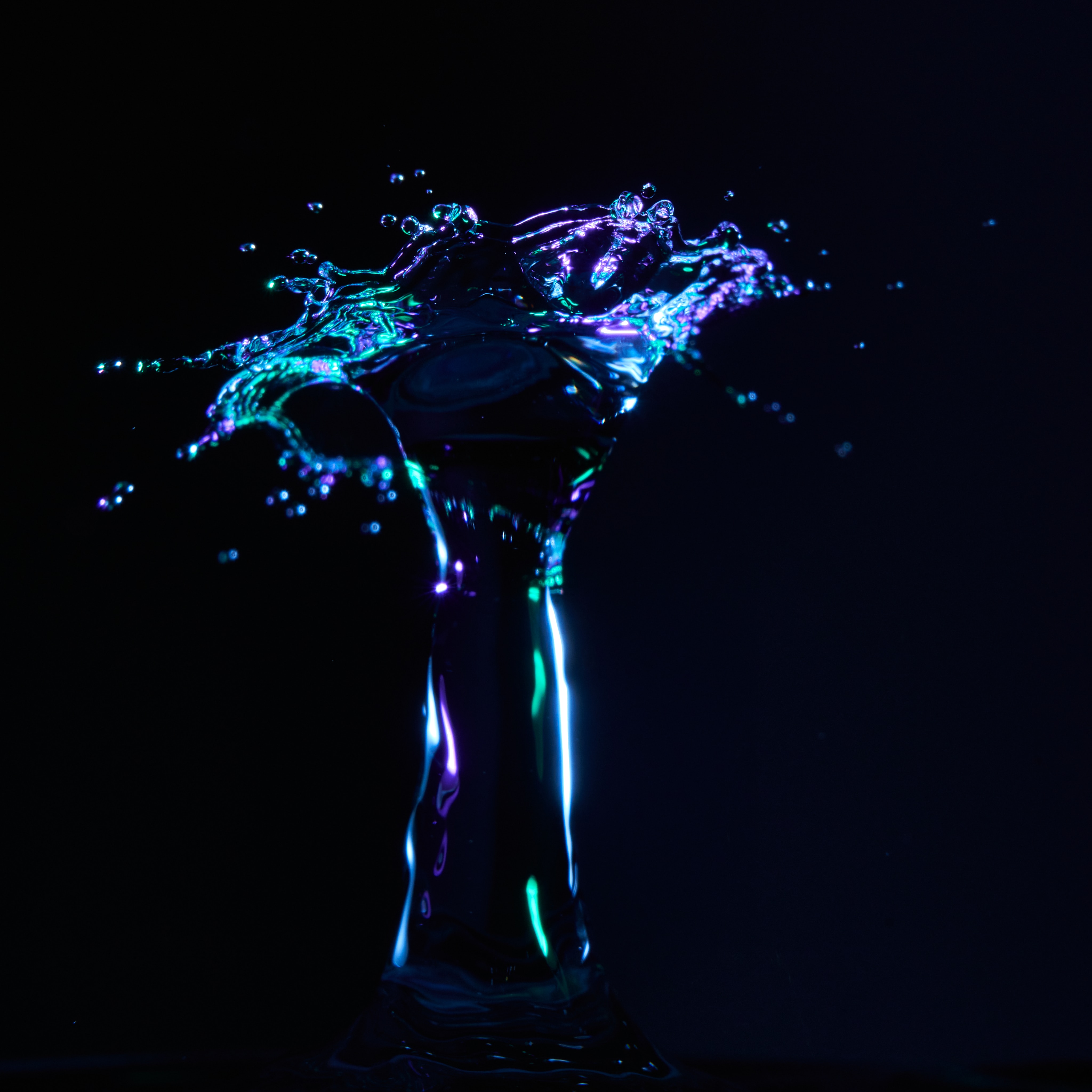 всплеск брызги макро