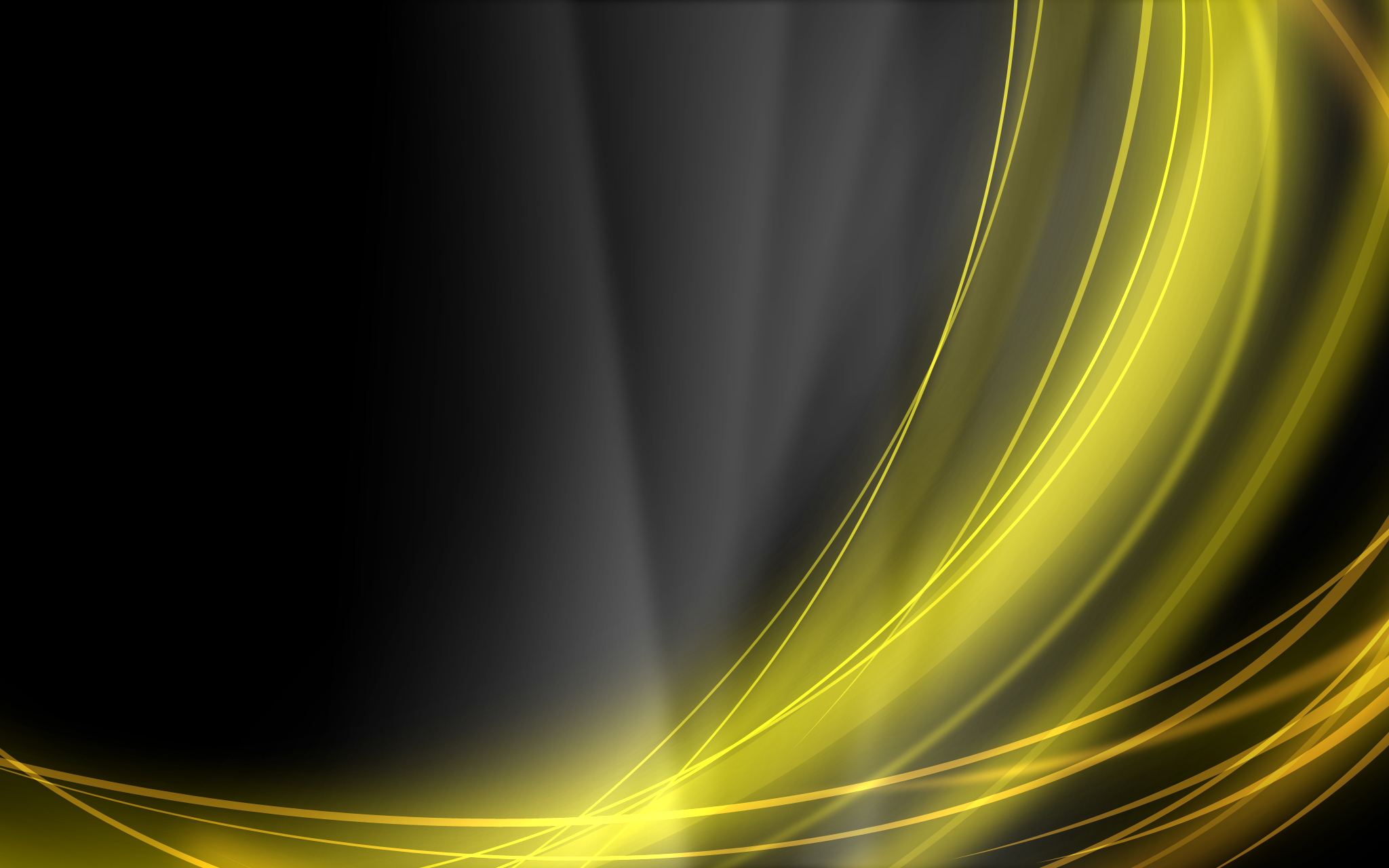 Желтые линии на черном фоне