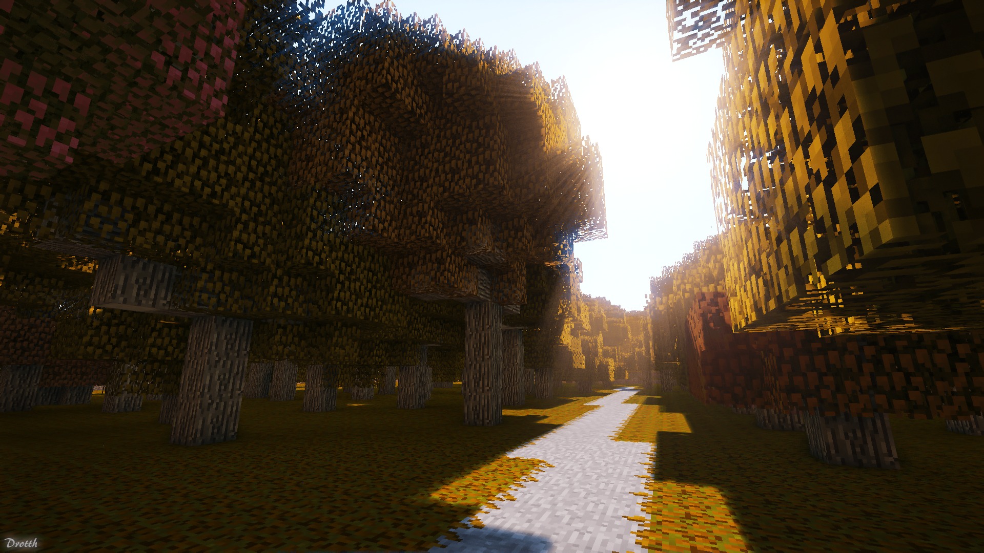 Minecraft game autumn