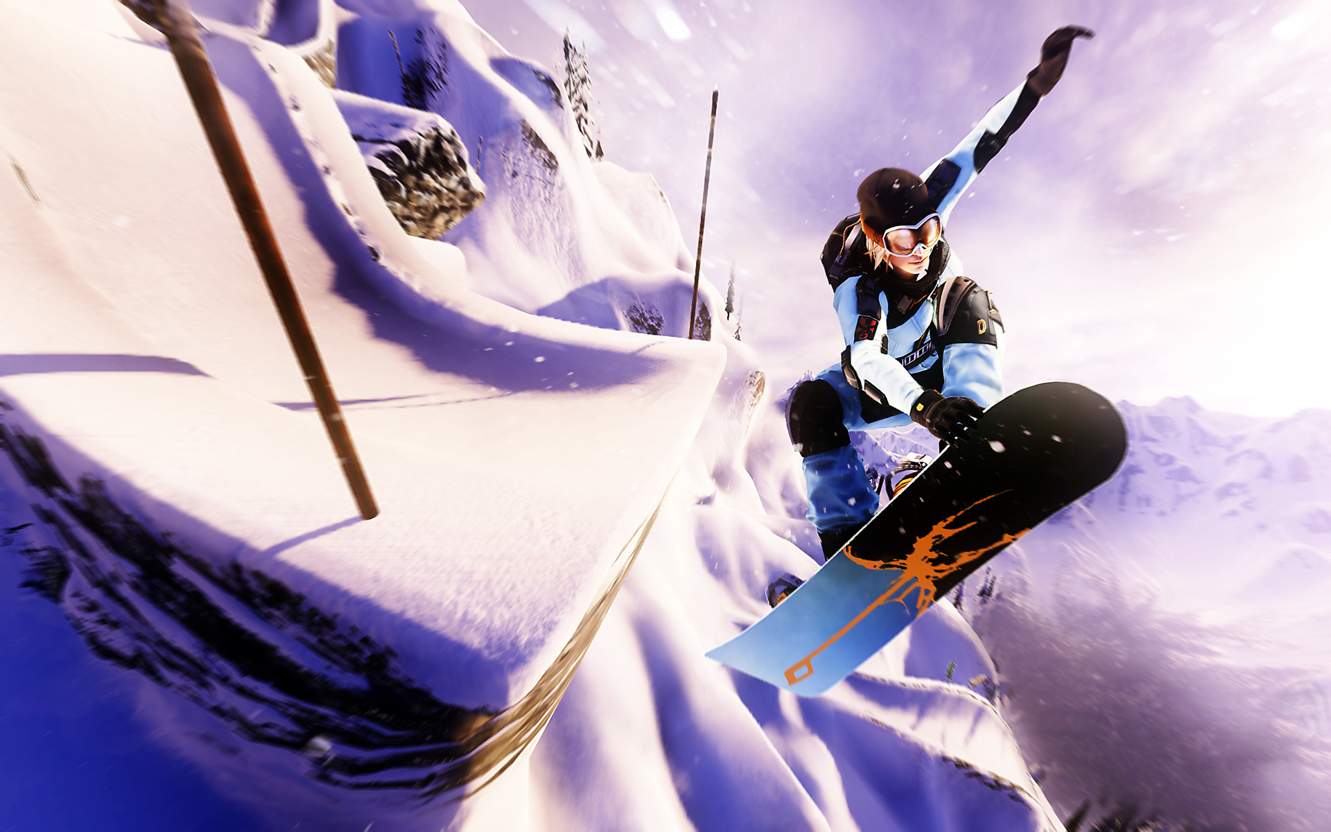 SSX снег xbox горы elise