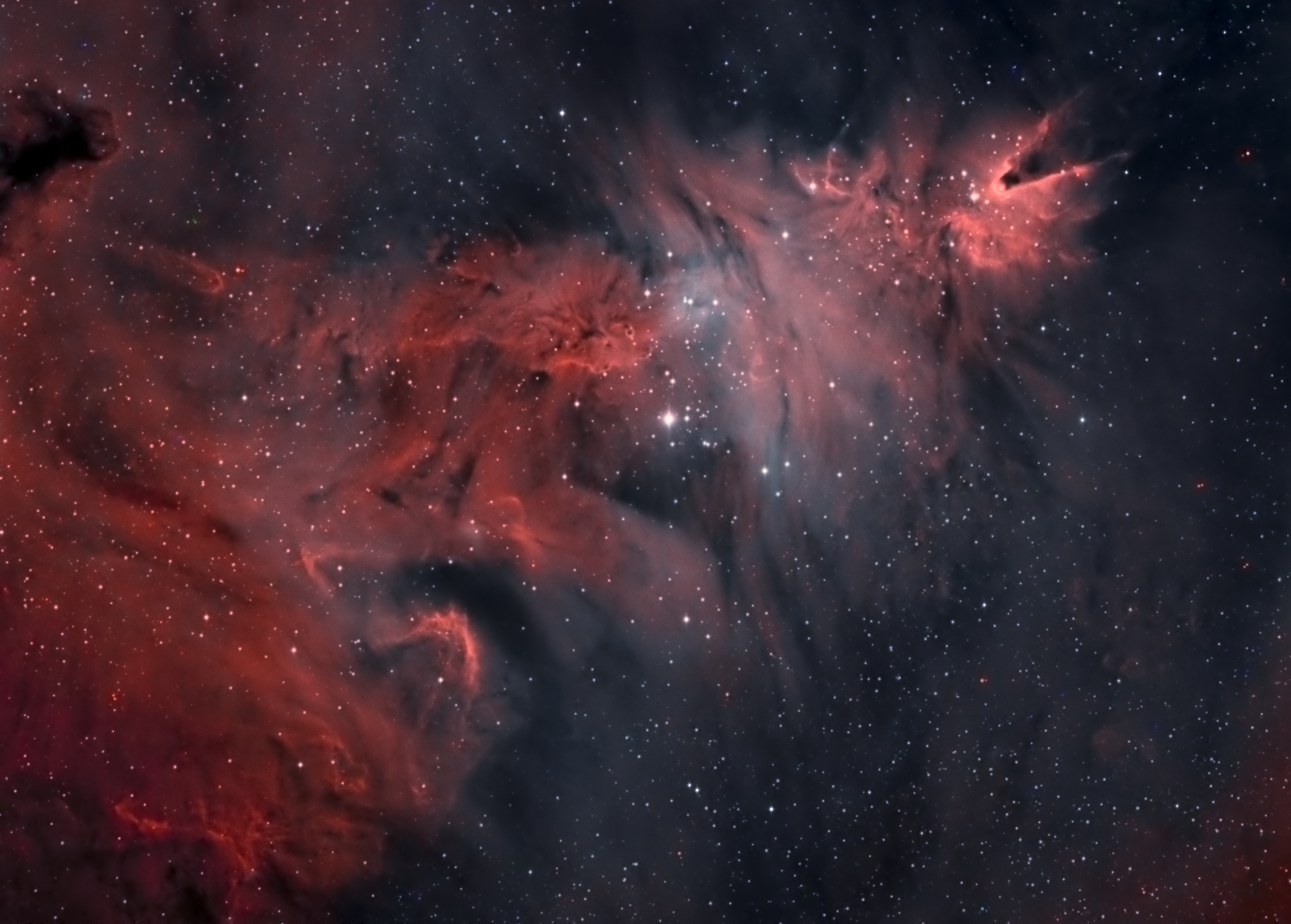 NGC 2264 туманность