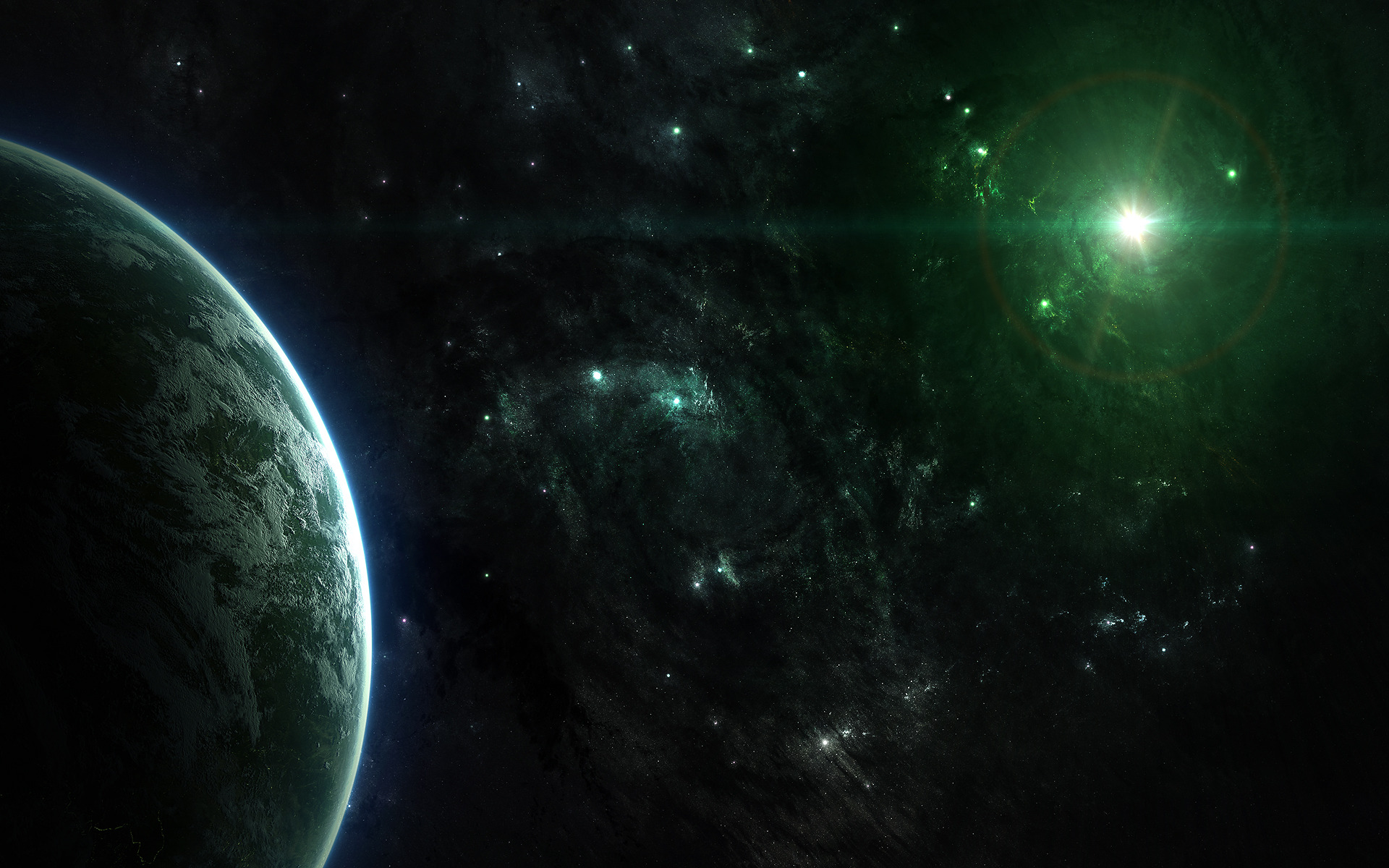 планеты космос звезды