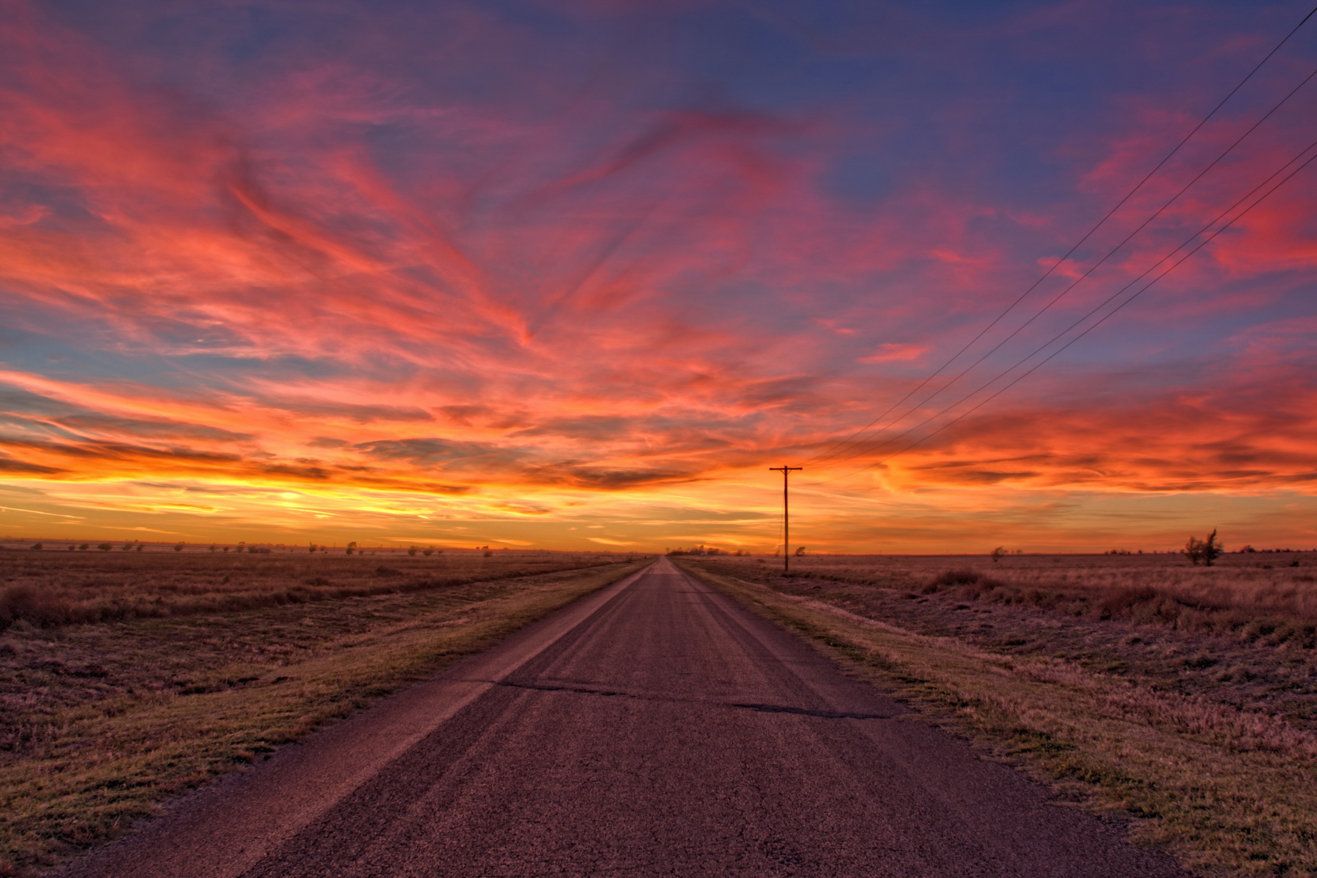  пейзаж дорога