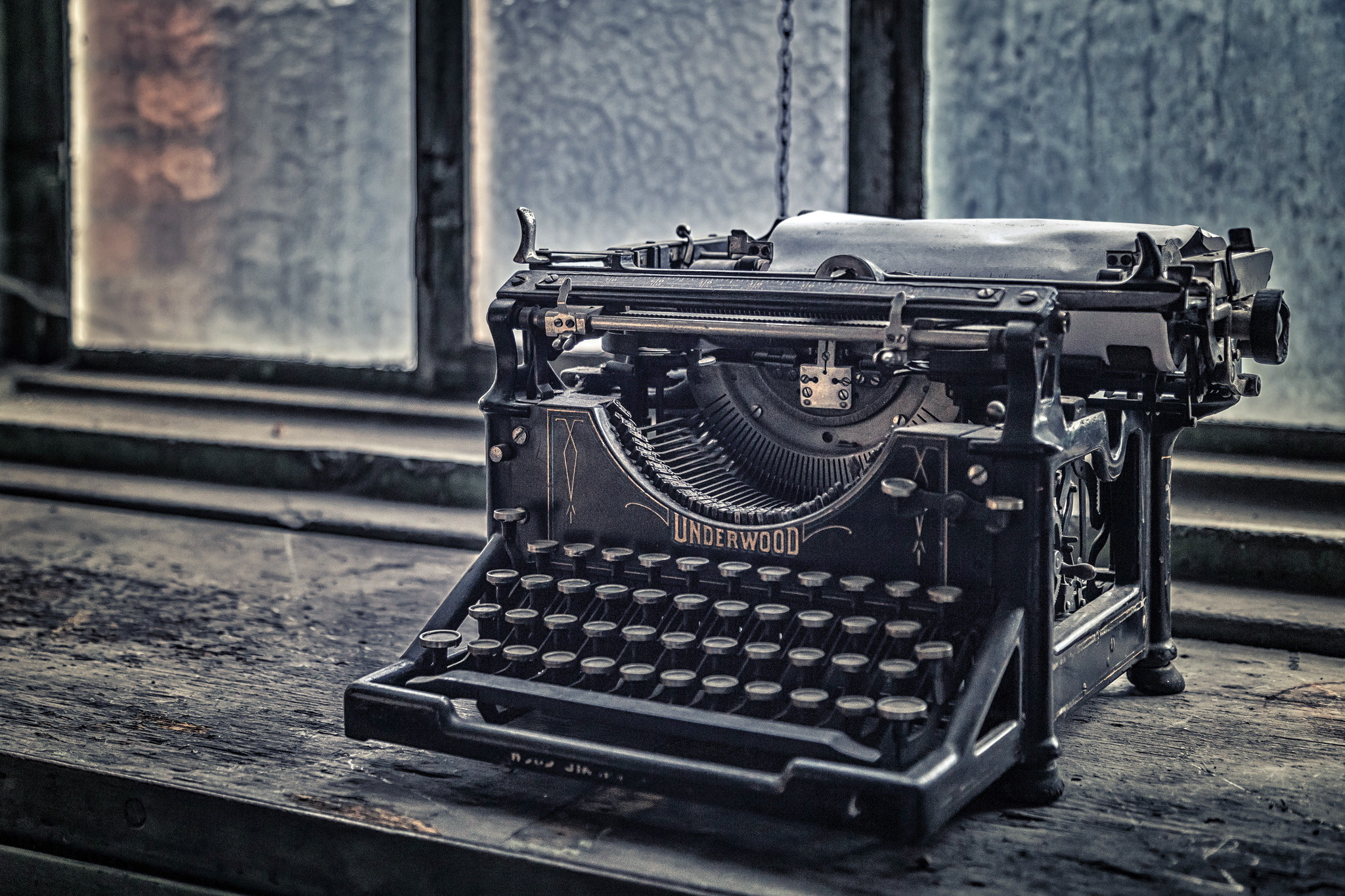 Typewriter Abandoned Lost