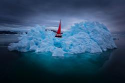 Гренландия айсберг Атлантика