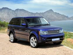 Land Rover внедорожник синий